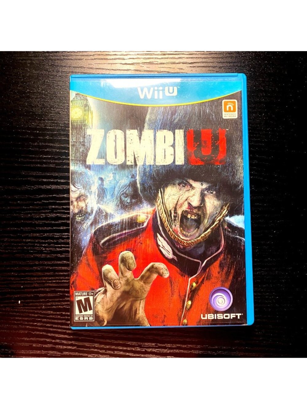 Wii U ZombiU Disc Case and Instruction Booklet 2012 Rated M Mature